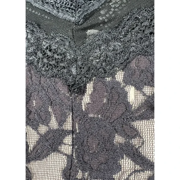 Free People Lacey Affair Lace Cutout Mini Dress in Black Size XS RETAIL $168 - Picture 12 of 15